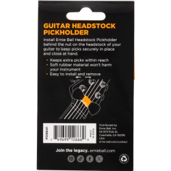 Ernie Ball 9641 Pickholder Headstock